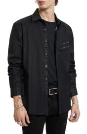 John Varvatos Slim Fit Button-Up Shirt Jacket at Nordstrom