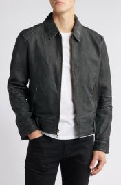 John Varvatos Sorcha Heritage Leather Jacket at Nordstrom