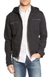 John Varvatos Star USA Hooded Denim Jacket at Nordstrom