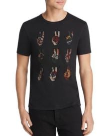 John Varvatos Star USA Peace Symbol Graphic Tee Bloomingdales at Bloomingdales