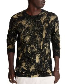 John Varvatos Star USA Phoenix Paint-Splatter Sweater Bloomingdales at Bloomingdales