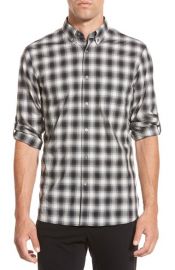 John Varvatos Star USA Trim Fit Check Sport Shirt at Nordstrom