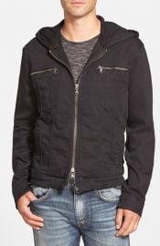 John Varvatos Star USAand160Hooded Denim Jacket at Nordstrom