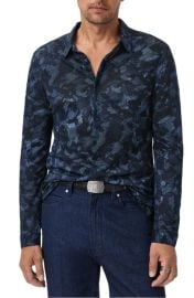 John Varvatos Vienne Organic Linen Button-Up Shirt at Nordstrom