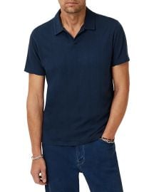 John Varvatos Zion Open Collar Polo Shirt Bloomingdales at Bloomingdales