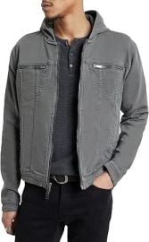 John Varvatos mens Scott Hooded Jacket at Amazon