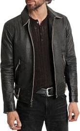 John Varvatos mens Sorcha Leather Jacket at Amazon