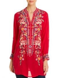 Johnny Was Annette Embroidered Tunic Top Women - Bloomingdale s at Bloomingdales