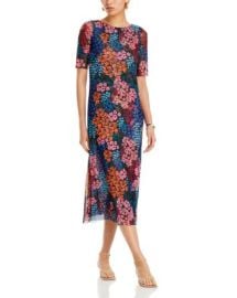 Johnny Was Astrid Mesh Midi Dress Bloomingdales at Bloomingdales