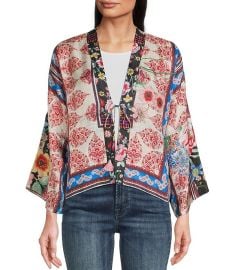 Johnny Was Geana Makenna Silk Kimono   Bloomingdales at Bloomingdales