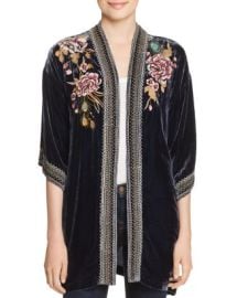 Johnny Was Quito Embroidered Velvet Kimono Bloomingdale39s at Bloomingdales