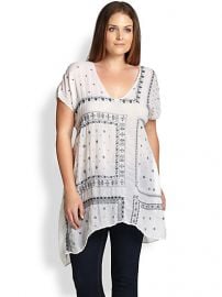 Johnny Was Sizes 14-24 - Bandana Tunic at Saks Fifth Avenue