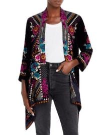 Johnny Was Tinasha Velvet Embroidered Jacket   Bloomingdales at Bloomingdales