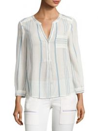 Joie - Almae Striped Gauze Top at Saks Fifth Avenue