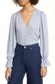 Joie   Bolona Button Front Blouse   Nordstrom Rack at Nordstrom Rack