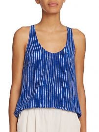 Joie - Drew Printed Silk Racerback Tank Top at Saks Fifth Avenue