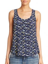 Joie - Kaira Printed Sleeveless Silk Top at Saks Fifth Avenue