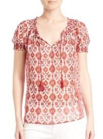 Joie - Masha Silk Blouse at Saks Fifth Avenue