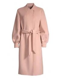 Joie - Mazie Peasant Sleeve Wool-Blend Trench Coat at Saks Fifth Avenue