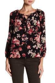 Joie   Nadege Floral Print Silk Blouse   Nordstrom Rack at Nordstrom Rack