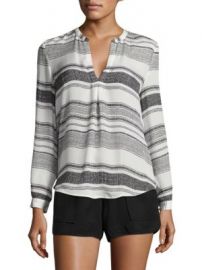 Joie - Obeline B Striped Silk Blouse at Saks Fifth Avenue