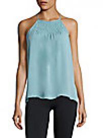 Joie - Pleated Silk Top at Saks Off 5th