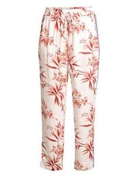 Joie - Quisy Cropped Floral  amp  Stripe Pants at Saks Fifth Avenue