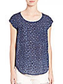 Joie - Rancher Sea Texture Top at Saks Fifth Avenue