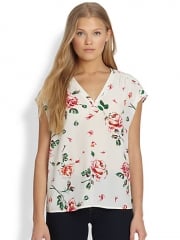 Joie - Suela Printed Silk Top at Saks Fifth Avenue