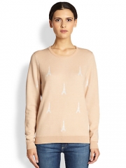 Joie - Valera Eiffel Tower-Print Sweater at Saks Fifth Avenue