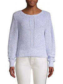 Joie - Verlene Cotton  amp  Cashmere Sweater at Saks Off 5th