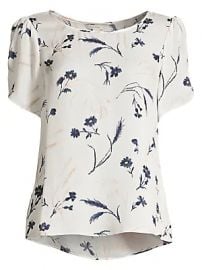 Joie - Wira Silk Floral Print Top at Saks Fifth Avenue