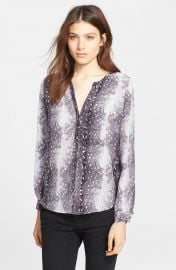 Joie   x27 Moema  x27  Print Silk Blouse at Nordstrom