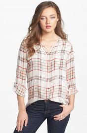 Joie  Kariana  Sheer Silk Blouse at Nordstrom