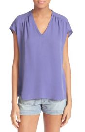 Joie  Suela  Silk Top in purple at Nordstrom