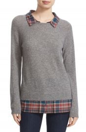 Joie  Zaan F  Layered Look Cashmere Sweater at Nordstrom