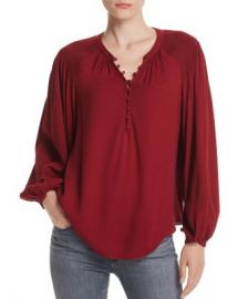 Joie Addalla Smocked-Shoulder Top Women - Bloomingdale s at Bloomingdales