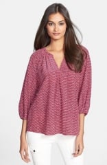 Joie Addie B Print Silk Blouse at Nordstrom