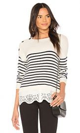 Joie Aefre Sweater in Porcelain  amp  Midnight from Revolve com at Revolve