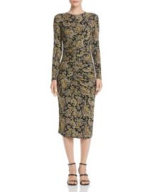 Joie Aja Long-Sleeve Paisley Midi Dress Women - Bloomingdale s at Bloomingdales