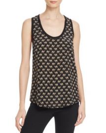 Joie Alicia Camel Print Silk Top at Bloomingdales