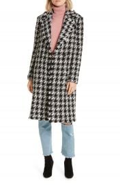 Joie Aubrielle Houndstooth Coat Nordstrom at Nordstrom