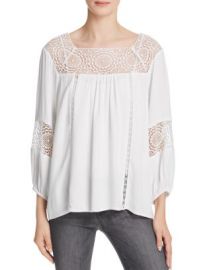 Joie Bellange Lace-Inset Top at Bloomingdales