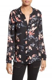 Joie Divitri Floral Silk Blouse at Nordstrom