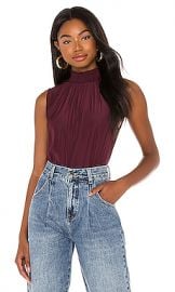 Joie Eadlin Top in Deep Wine from Revolve com at Revolve