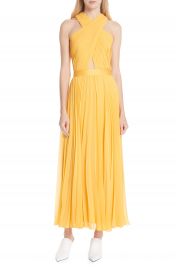 Joie Elenita Pleated Chiffon Dress at Nordstrom