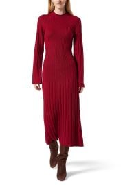 Joie Hazelton Long Sleeve Wool Midi Sweater Dress in Deepp Bossa Nova  at Nordstrom