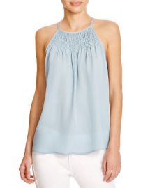 Joie Kealy Embroidered Silk Top at Bloomingdales