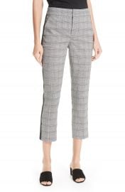 Joie Kenadia Plaid Crop Pants at Nordstrom