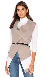 Joie Ligere Wool Vest in Heather Mushroom  amp  Porcelain from Revolve com at Revolve